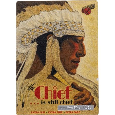 купить Ниуэ 1 доллар 2015 "Винтажные постеры - Вождь" в блистере