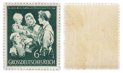 купить Германия, Третий Рейх 6+4 рейхспфеннига 1944 выпуск 10-летию благотворительной организации "Мать и дитя"