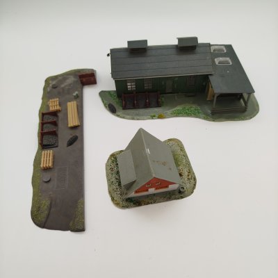 купить Набор из трёх моделей для железной дороги, пластик, Piko, ГДР, 1970-1990 гг.