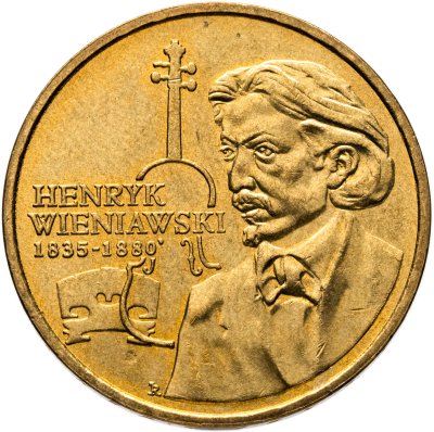 купить Польша 2 злотых (zlote) 2001 "XII Международный конкурс скрипачей имени Генрика Венявского"