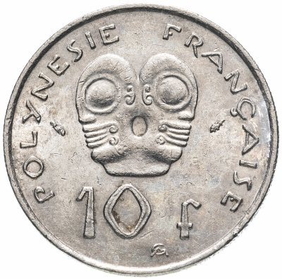 купить Французская Полинезия 10 франков (francs) 1975-1993 (не магнетик)
