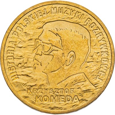купить Польша 2 злотых 2010 "Польский пианист и композитор Кшиштоф Комеда"