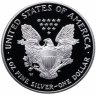 Купить США 1 доллар (dollar) 2005 W  "Шагающая свобода. Американский серебряный орёл"