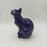 Купить Копилка "Кошка", фарфор, крытье, золочение, Бронницкий завод фарфоровых изделий «Возрождение», СССР, 1980-1990 гг.
