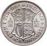 Купить Великобритания 1/2 кроны (crown) 1935 в слабе Монетник. ру AU det чистка