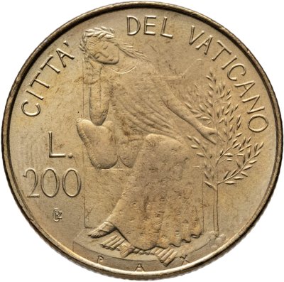 купить Ватикан 200 лир (lire) 1979