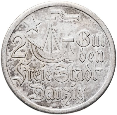 купить Данциг 2 гульдена (gulden) 1923