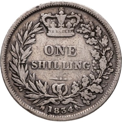 купить Великобритания 1 шиллинг (shilling) 1834