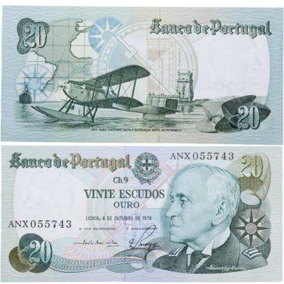 купить Португалия 20 эскудо 1978 год P-176b(1)