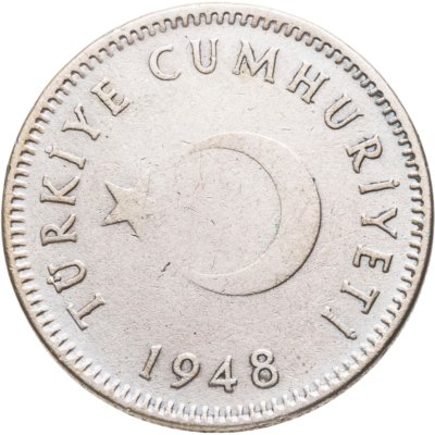 купить Турция 1 лира (lira) 1948