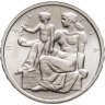 Купить Швейцария 5 франков (francs) 1948 100 лет Швейцарской Конституции, в слабе Монетник.ру MS65