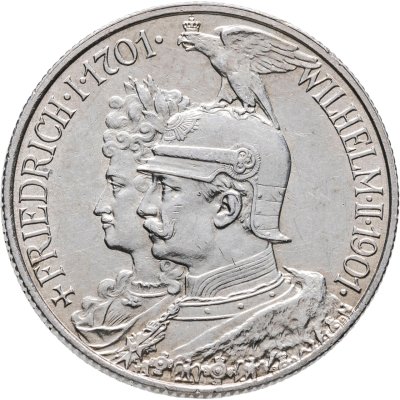 купить Германия (Империя) 2 марки (mark) 1901 "200 лет Пруссии"