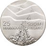 Купить Финляндия 25 марок (markkaa) 1978 KN "Чемпионат Мира по лыжным видам спорта в Лахти"