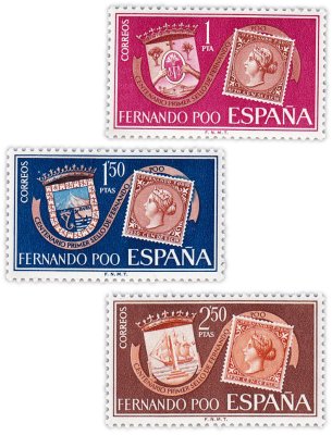 купить Испания, Фернандо-По набор из 3 марок 1968