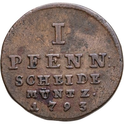купить Брауншвейг-Люнебург 1 пфенниг (pfenning) 1793