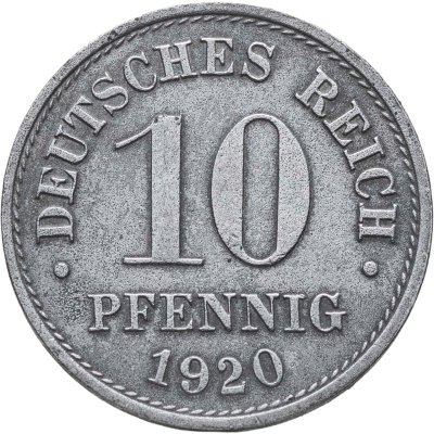 купить Германия 10 пфеннигов (pfennig) 1920