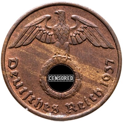 купить Германия, Третий рейх 2 рейхспфеннига (reichspfennig) 1937 A