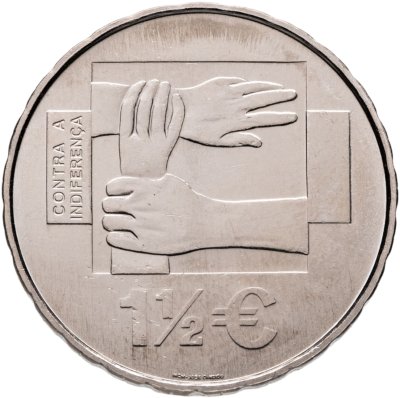 купить Португалия 1,5 евро (euro) 2008 "Международная медицинская помощь AMI"