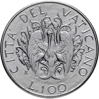 купить Ватикан 100 лир 1989