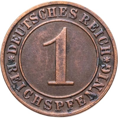 купить Германия 1 рейхспфенниг (reichspfennig) 1935 E знак монетного двора "E" — Мульденхюттен