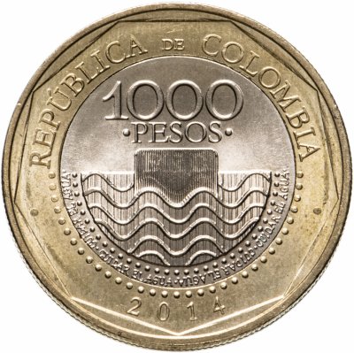 купить Колумбия 1000 песо (pesos) 2014