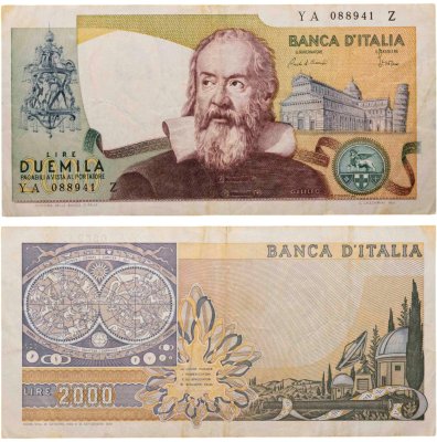 купить Италия 2000 лир 1973