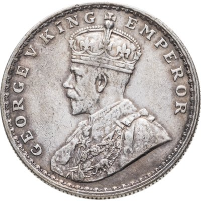 Купить Индия (Британская) 1 рупия (rupee) 1918   без обозначения  монетного двора