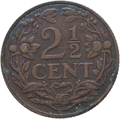 купить Нидерланды 2 1/2 цента (cent) 1913