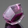Купить Массивная шестиугольная  пепельница с широкими зеркальными гранями  сиреневого цвета, с маркировкой, стекло, Val Saint Lambert, Бельгия, 1930-1950 гг.