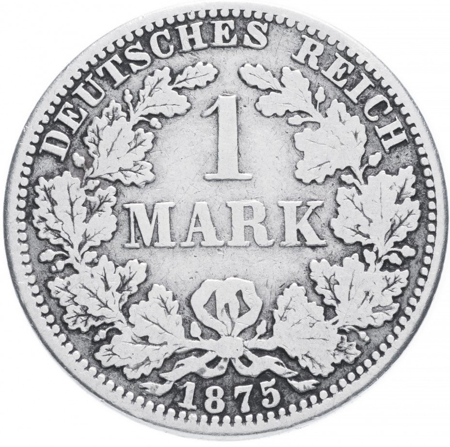 купить Германия (Германская империя) 1 марка 1875 "А"