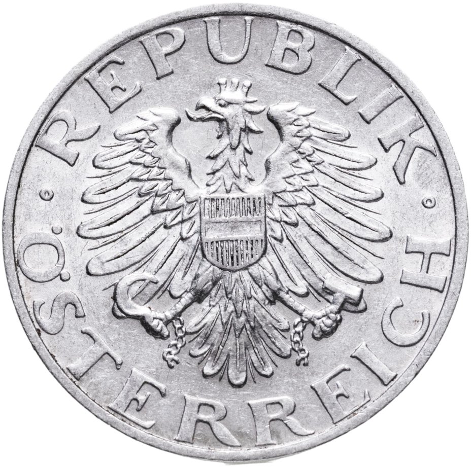 Монета Австрия 2 шиллинга (shillings) 1947 стоимостью 710 руб.