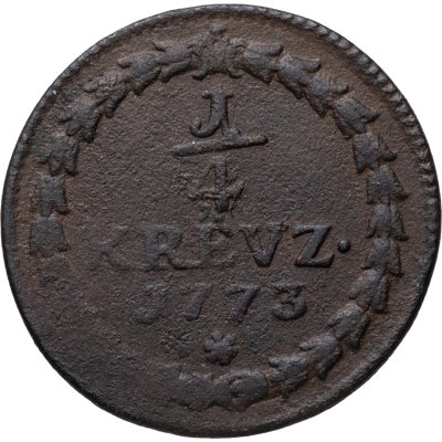 купить Курфюршество Пфальц ¼ крейцера 1773