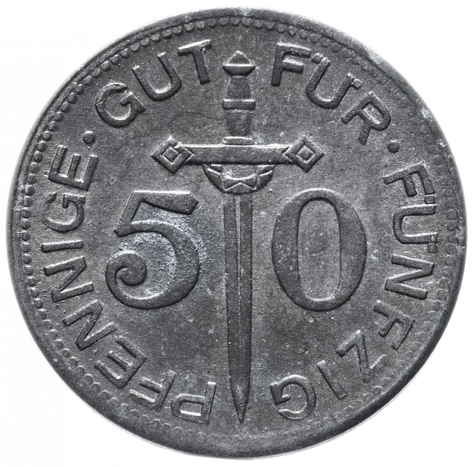 купить Германия (Золинген) нотгельд  50 пфеннигов 1917