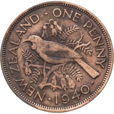 купить Новая Зеландия 1 пенни (penny) 1940
