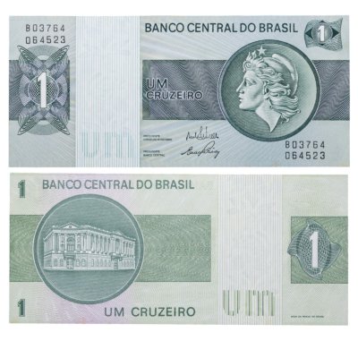 купить Бразилия 1 крузейро 1972 год Pick 191Aa