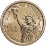 Купить США 1 доллар 2012 P "24-й президент США - Гровер Кливленд" (второй срок), знак монетного двора Р - Филадельфия