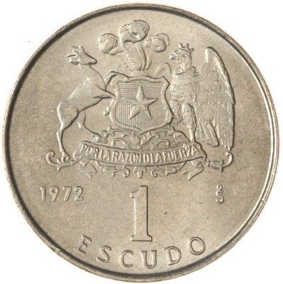 купить Чили 1 эскудо (escudo) 1972