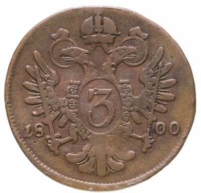 купить Австрия 3 крейцера 1800 B