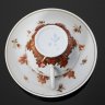 Купить Сервиз "Барбарис" на 6 персон (14 предметов), фарфор, деколь, золочение, Дмитровский фарфоровый завод (ДФЗ Вербилки), СССР, 1954-1965 гг.