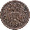Купить Австрия 2 геллера (heller) 1892-1915, случайный год