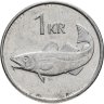 Купить Исландия 1 крона (krona) 1989-2011
