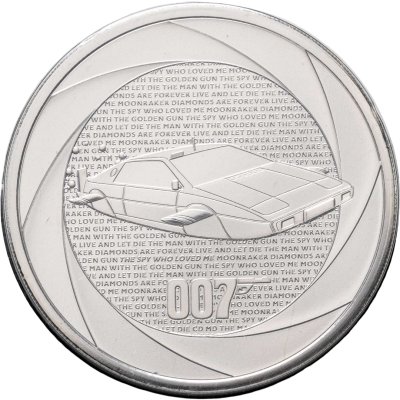 купить Великобритания 5 фунтов 2023 "Джеймс Бонд 007 II фильмы 1970-х", в буклете