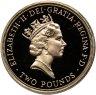 Купить Великобритания 2 фунта (pounds) 1986 "XIII Игры Содружества"