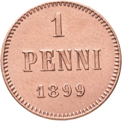 купить 1 пенни (penni) 1899 Российская Финляндия