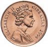 Купить Гибралтар 1 пенни (penny) 2004 "300 лет захвату Гибралтара"