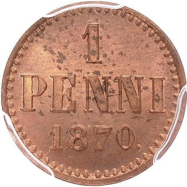купить 1 пенни 1870 года