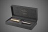 Купить Ручка роллер Parker Sonnet Pioneers T542 Gray and Gold, стержень: F, цвет чернил: black, в подарочной коробке, Лаки и смолы: лак, нержавеющая сталь, позолота, 2026 г.