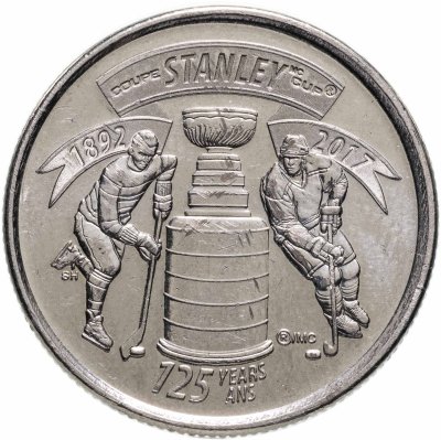 купить Канада 25 центов 2017 "125 лет Кубку Стенли"