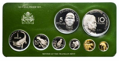 Купить Гайана набор монет 1976 Proof (8 монет)