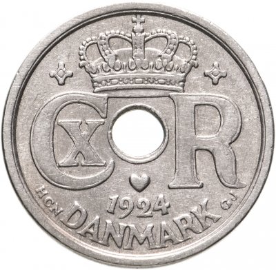 купить Дания 25 эре (ore) 1924